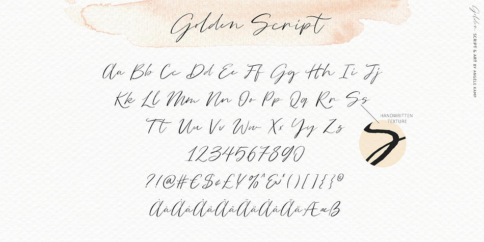 Golden Script Font