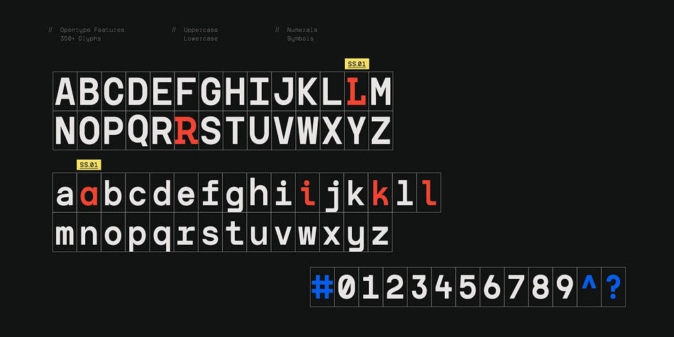 TRT Interval Font