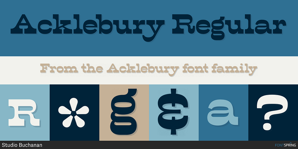 Acklebury Font, Webfont & Desktop