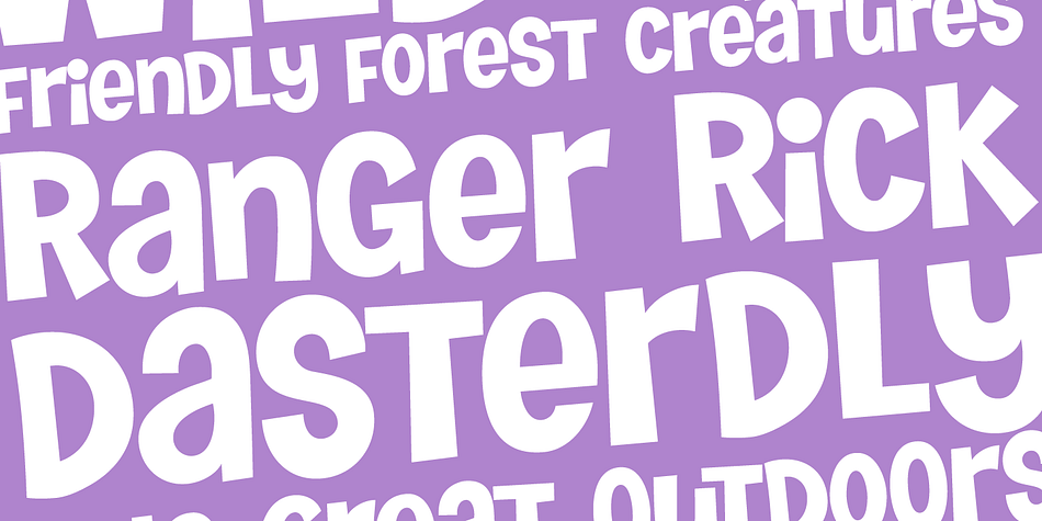 Highlighting the Tiny Butler PB font family.