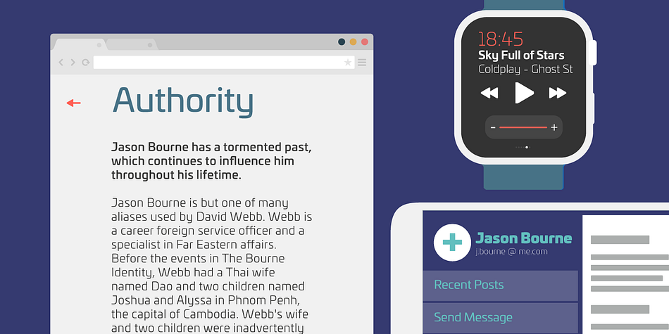 Displaying the beauty and characteristics of the Univia Pro font family.