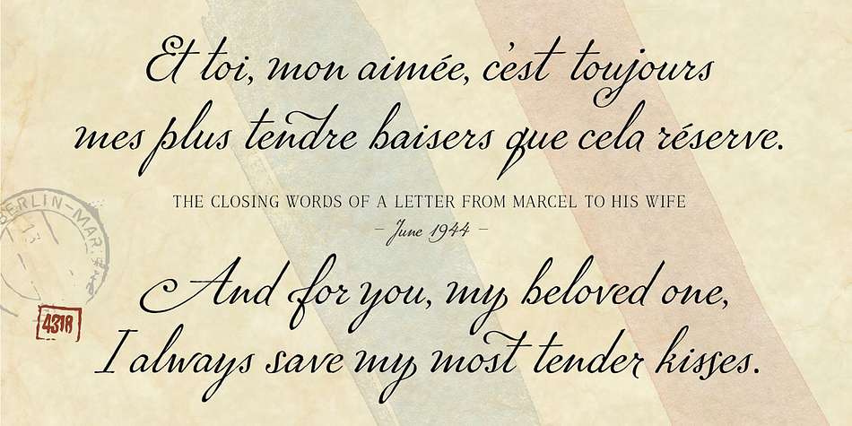 Marcel’s letters contain rare first-person testimony of day-to-day survival within a labor camp, along with the most beautiful expressions of love imaginable.