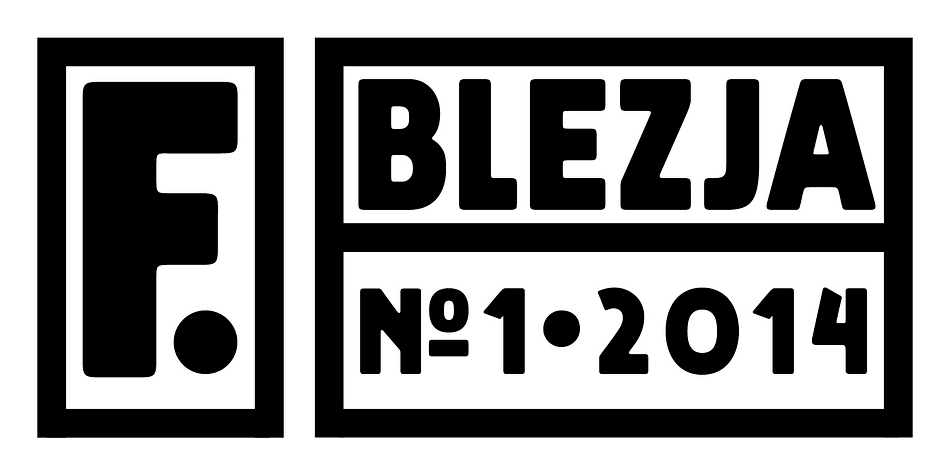 Displaying the beauty and characteristics of the Blezja font family.