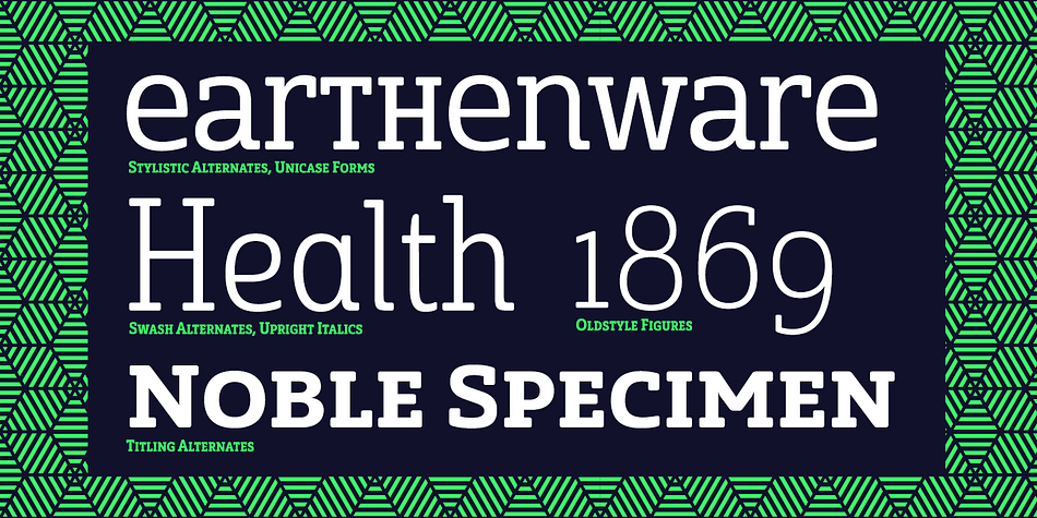 Its round, open letter types make it quick to read, and the intermediate weights execute impeccably for copy, while bolder versions make expressive headlines and subheadings.