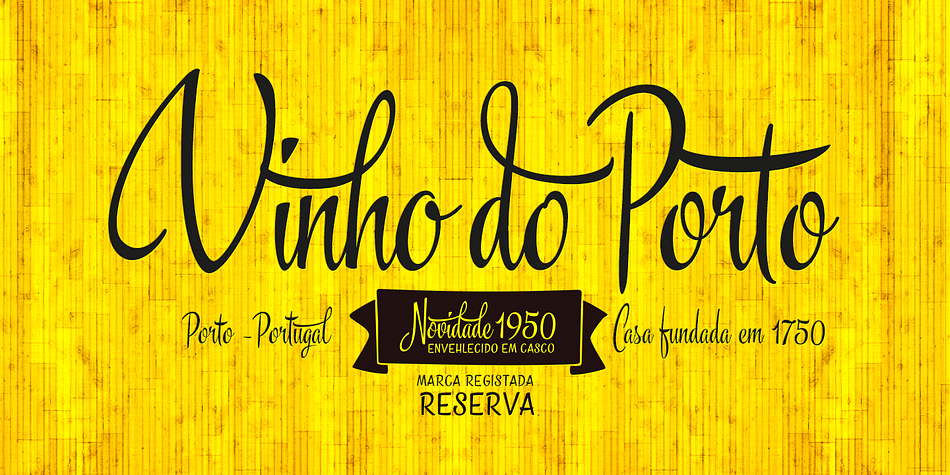 Frost font family example.