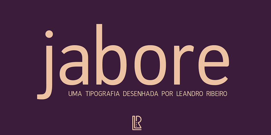 Displaying the beauty and characteristics of the Jabore font family.