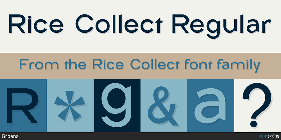Rice Collect Regular Font