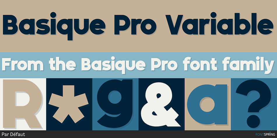 Basique Pro Variable Font