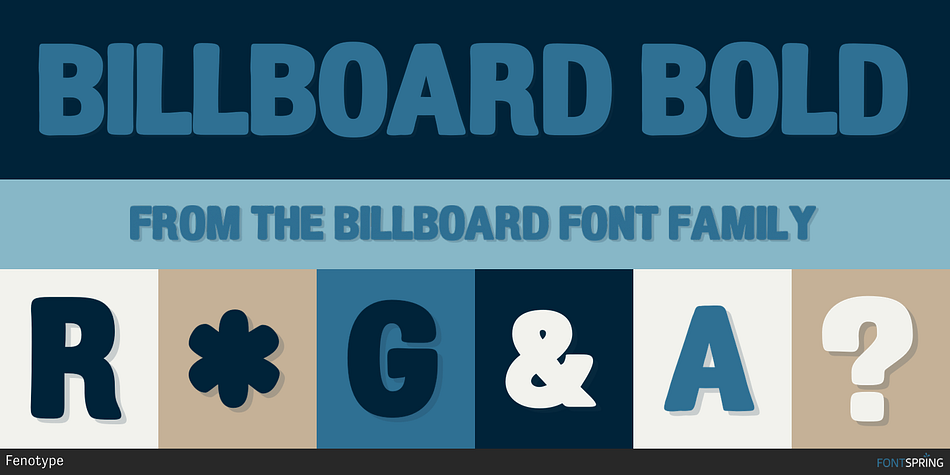 Billboard Bold Font