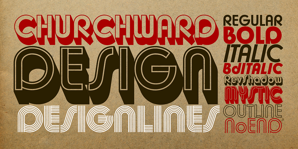 This typeface is Joseph Churchward