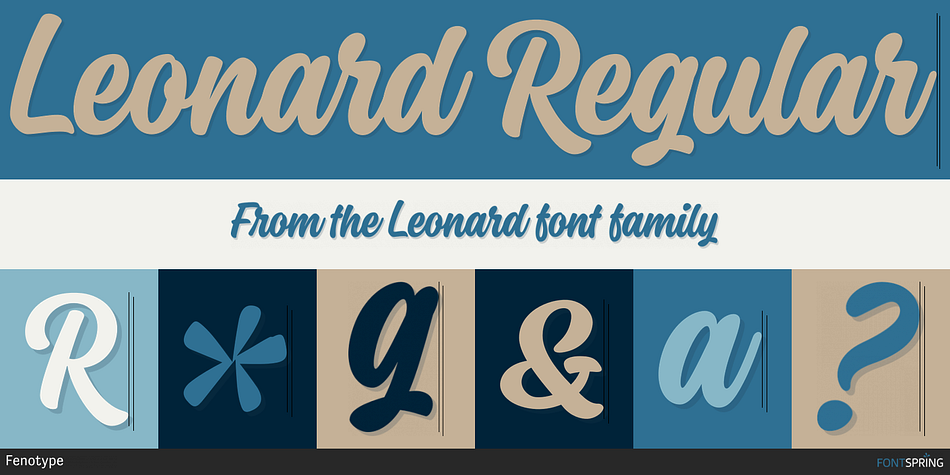 Leonard Regular Font