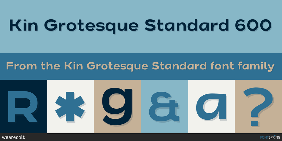 Kin Grotesque Standard 600 Font
