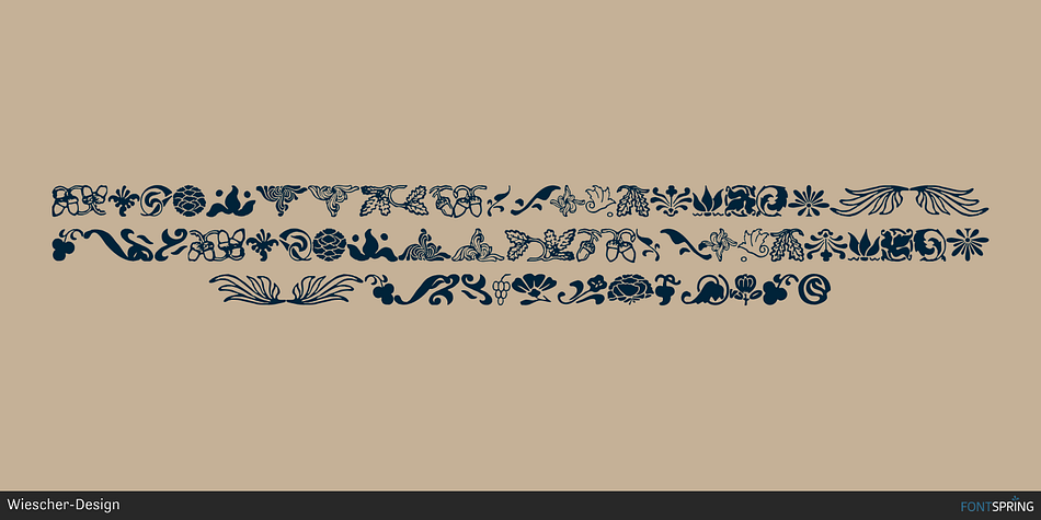 Collins Florets OWV Font