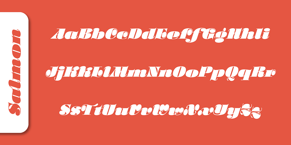 Highlighting the Salmon Pro font family.