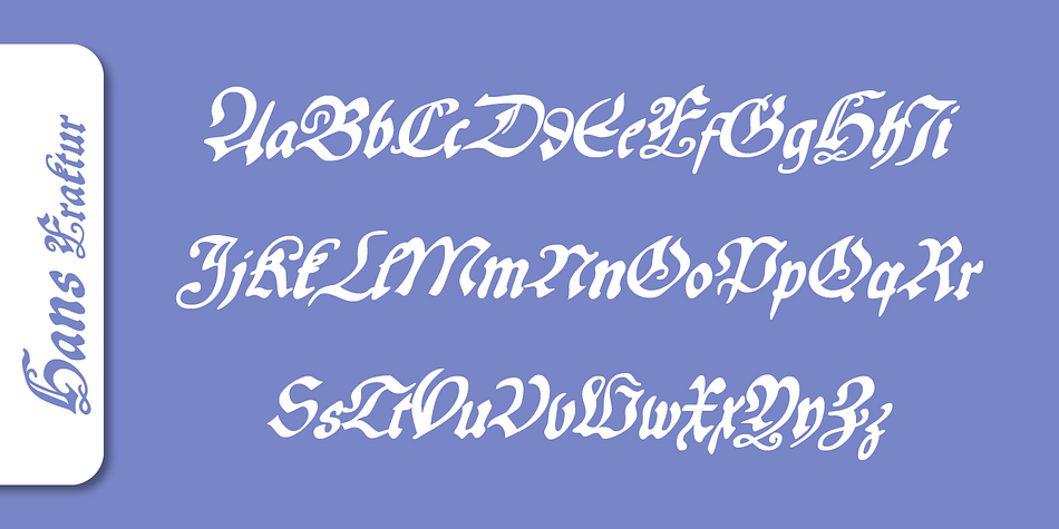 Starting in the 16th century and lasting well into the 20th century, most works in Germany were printed using blackletter types.