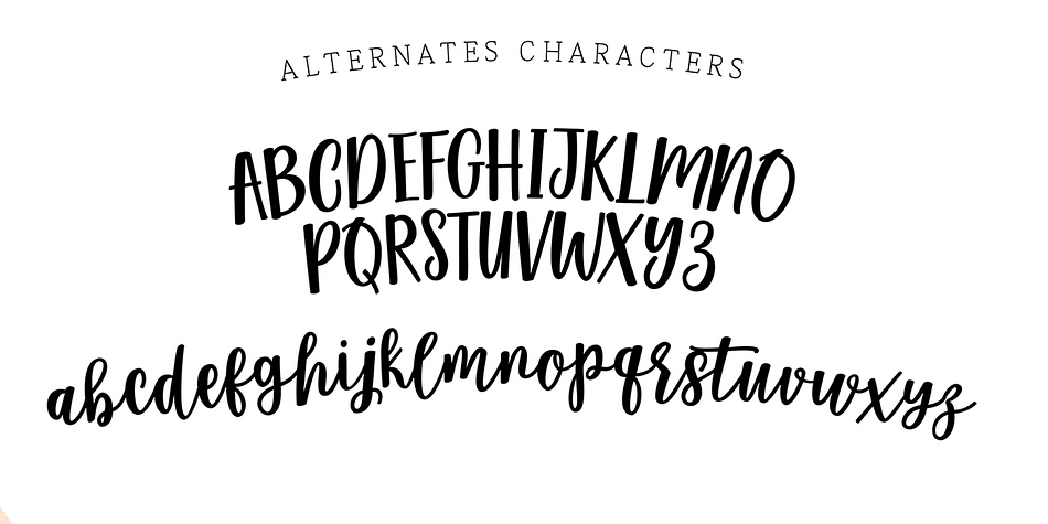 Open-type features can be accessed using OpenType savvy programs like Adobe Illustrator, Adobe InDesign, Adobe Photoshop Corel Draw version X, and Microsoft Word.