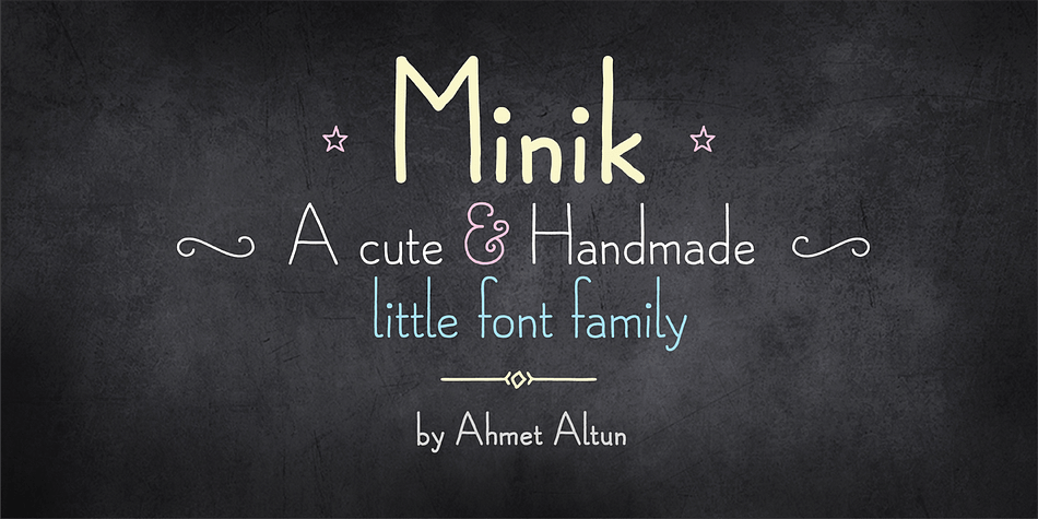 The Minik Font Family comes in 2 weights: Regular and Bold.