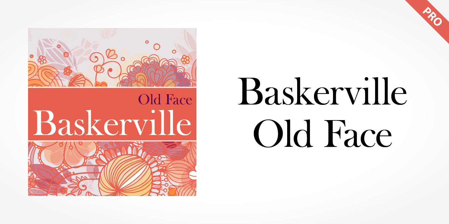 Baskerville Old Face Pro Font