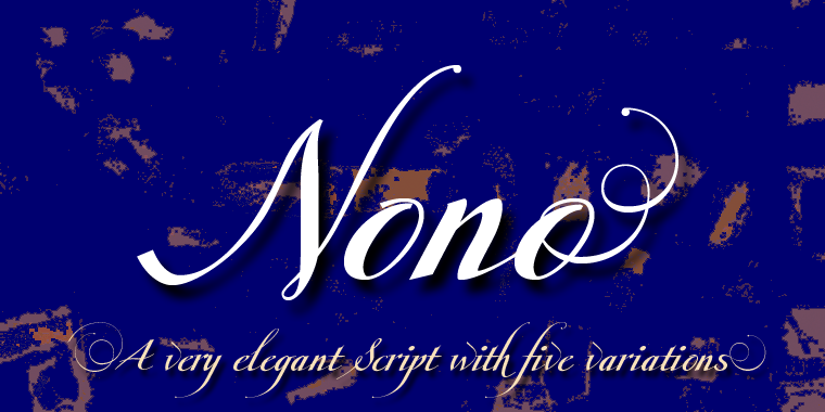 »Nono« is the nickname of my oldest sonKonstantin.
