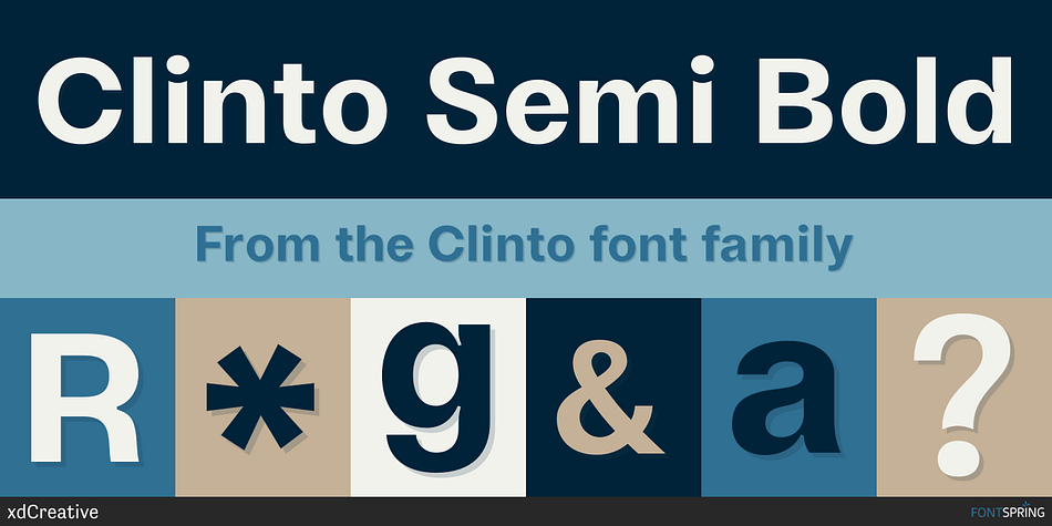 Clinto Semi Bold Font