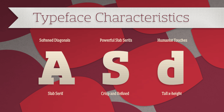 Built from Sancoale’s successfully simple geometry, Slab’s serif elements and tall x-height give the face an energetic, yet clean figure that easily complements its cousins: Sancoale Softened--a sans with blunted terminals; Sancoale Narrow; and, of course, the original Sancoale itself.