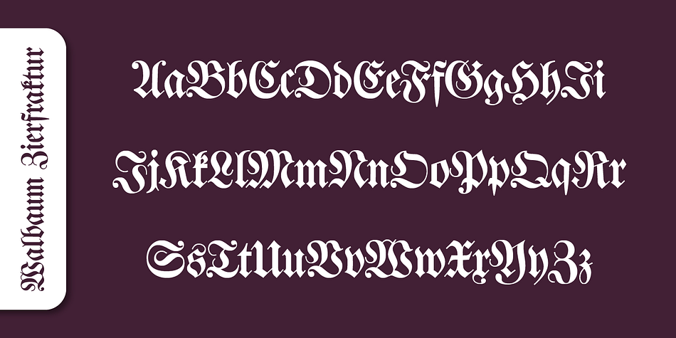 Starting in the 16th century and lasting well into the 20th century, most works in Germany were printed using blackletter types.