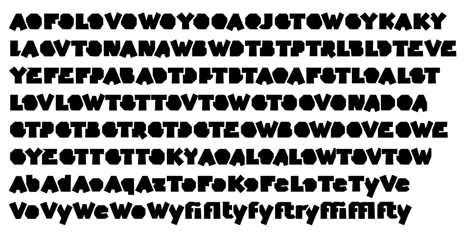 Dotee font family sample image.
