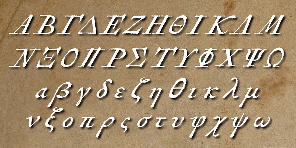 Displaying the beauty and characteristics of the Antiquarian Scribe font family.