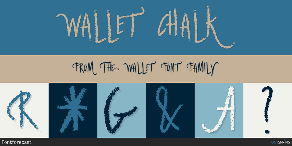 Wallet Chalk Font