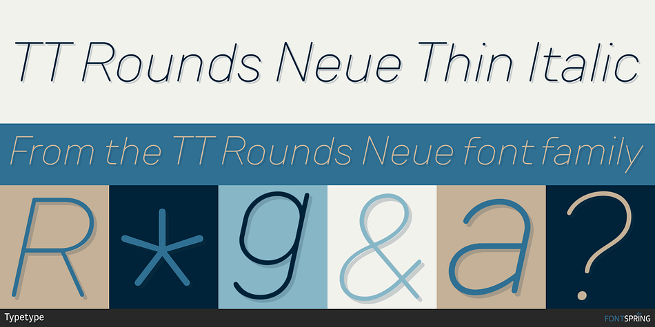 TT Rounds Neue Standard Font