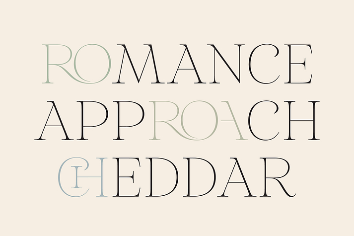 HV Aurelius font family sample image.