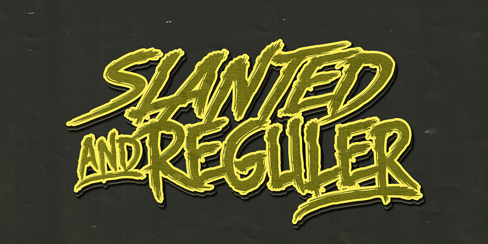 This font is designed for t-shirts design, logos, horror design, grunge & etc.