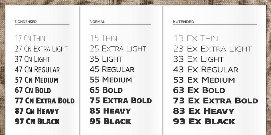 The spaces between individual letter forms are precisely adjusted to create the perfect typesetting.