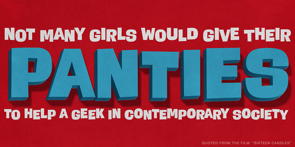 There’s nothing more lively than animated text, and Bear Club has that flavor in two ways.