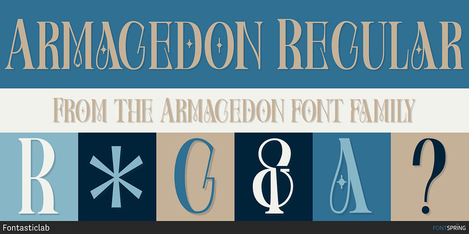 Armagedon Regular Font