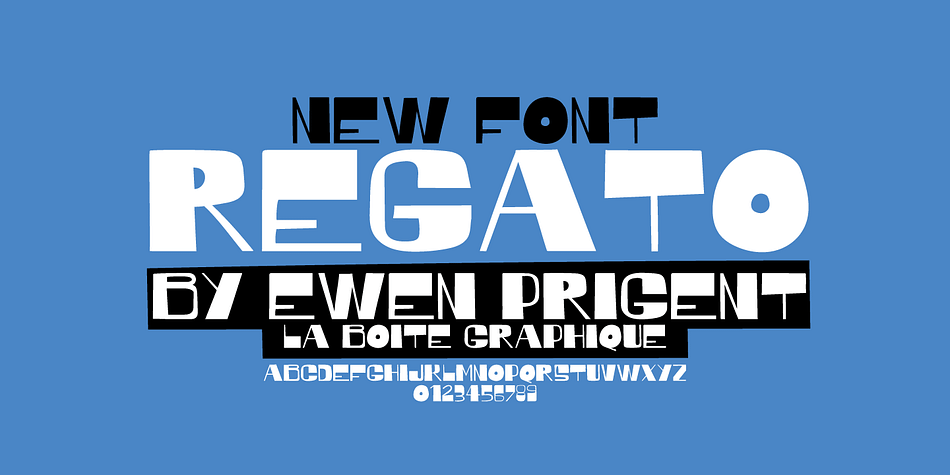 Regato is a hand-made font ideal for your graphic project.