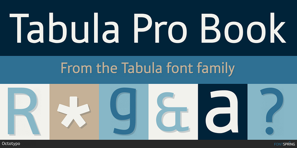 Tabula Pro Book Font
