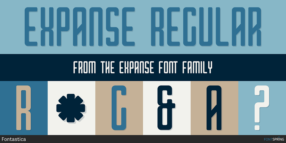 Expanse Regular Font