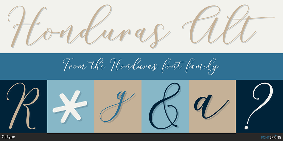 Honduras Alt Font