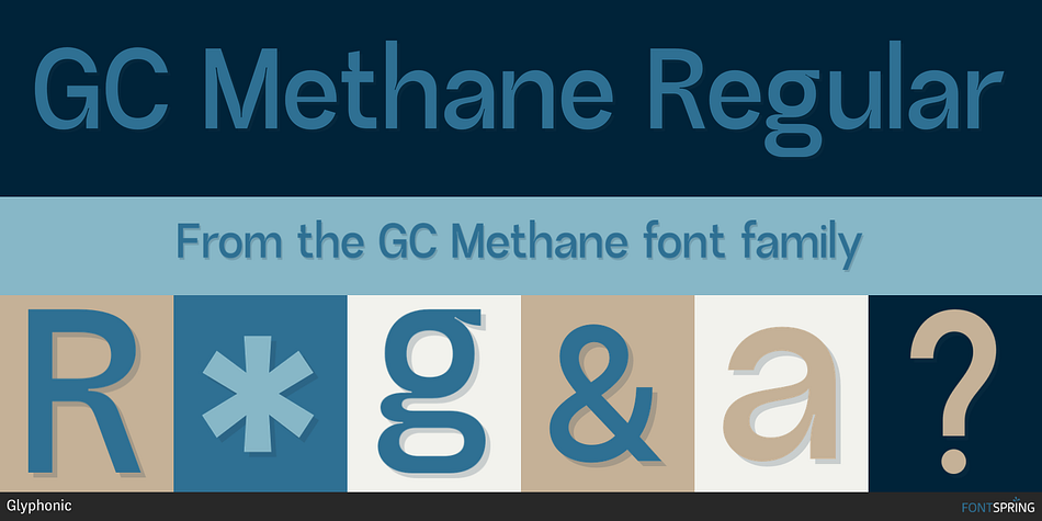 GC Methane Regular Font