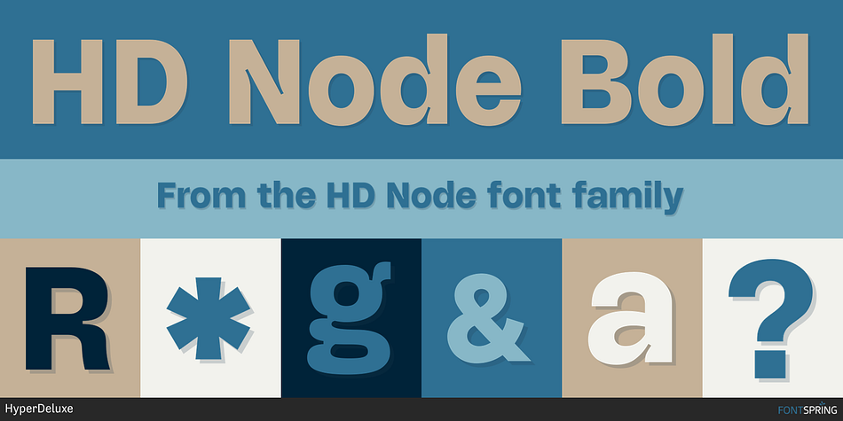 HD Node Bold Font