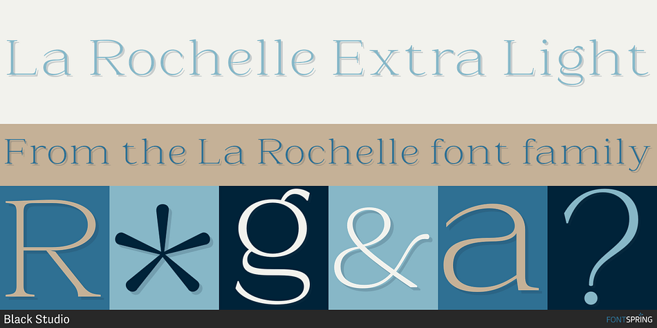 La Rochelle Extra Light Font
