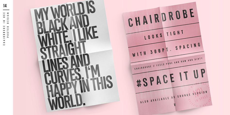Chairdrobe Font