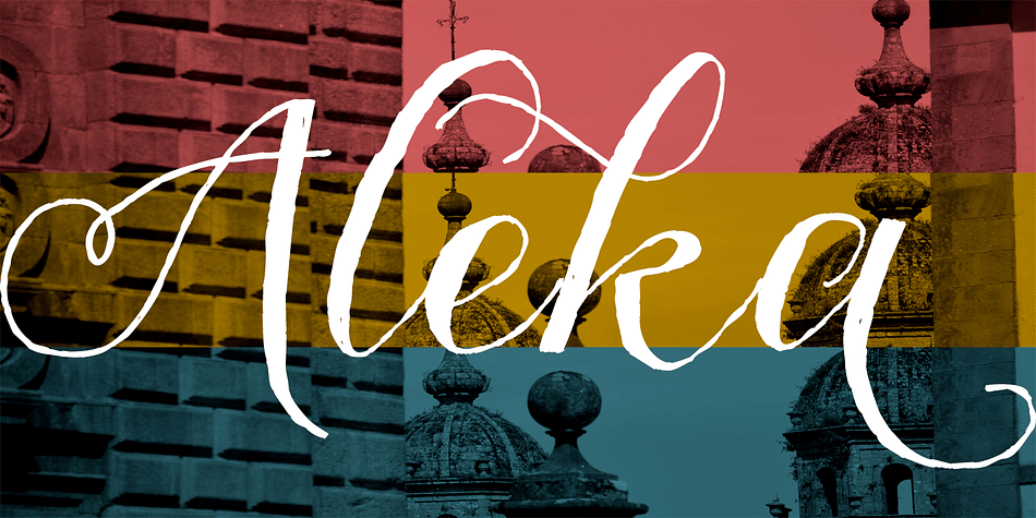 Displaying the beauty and characteristics of the Aleka font family.