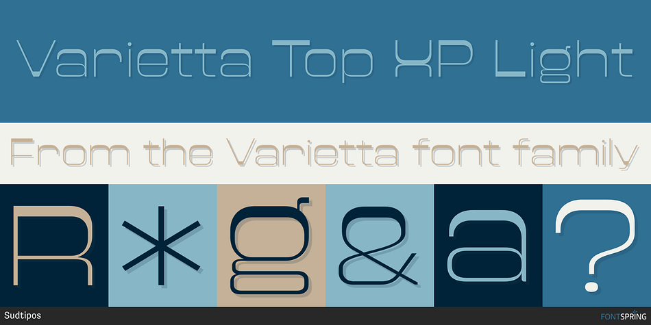 Varietta Top XP Light Font