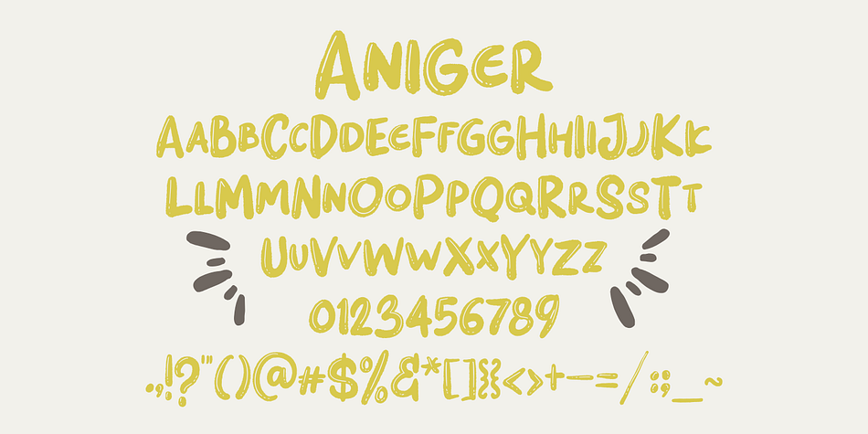 Aniger Font