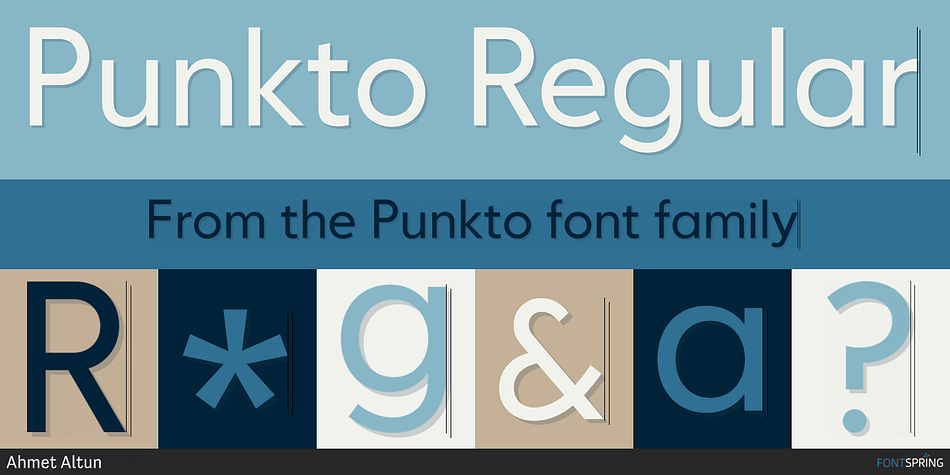 Punkto Regular Font