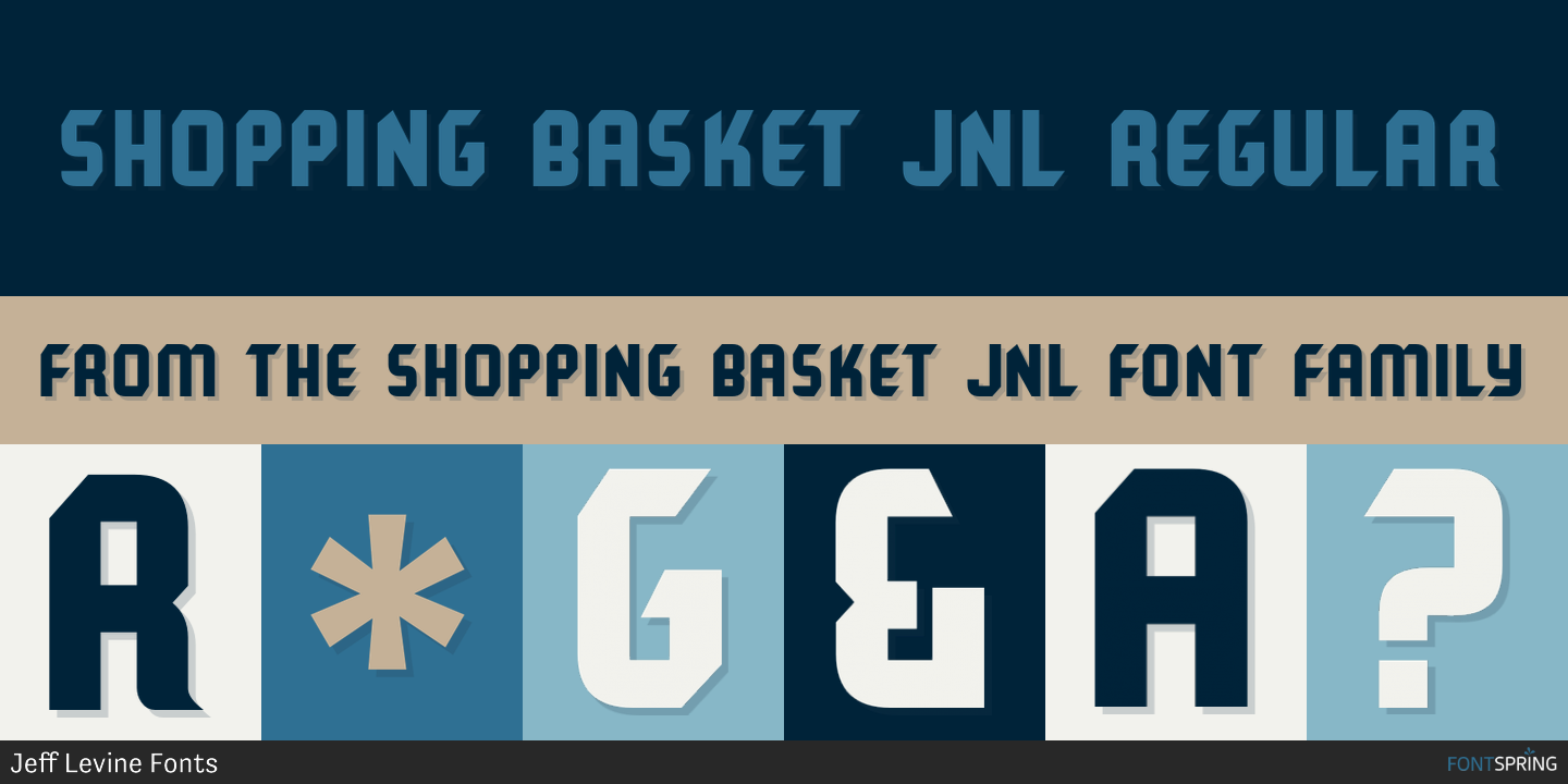Fonts similar to Shopping Basket JNL