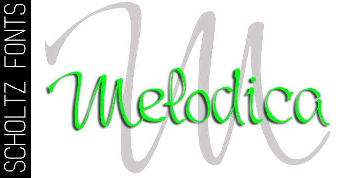 Highlighting the Melodica font family.