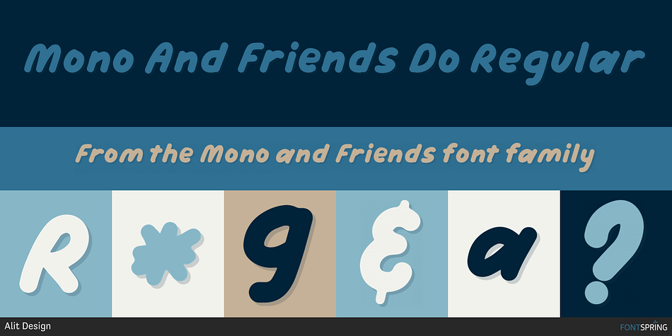 Mono And Friends Do Regular Font